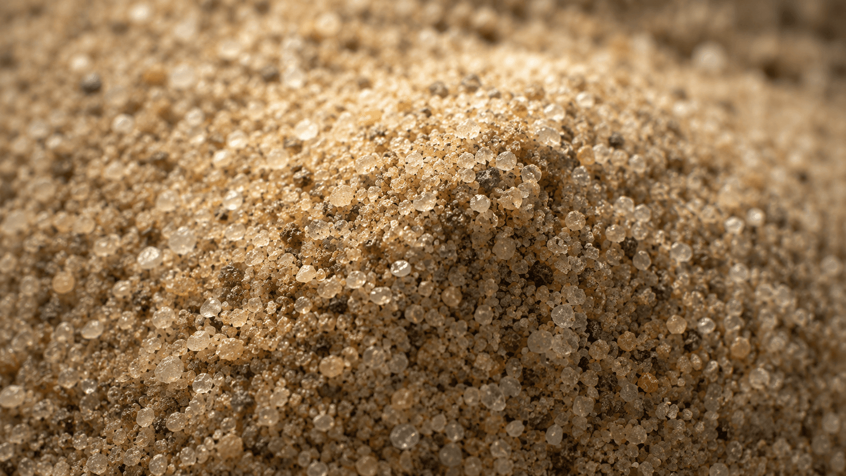 Sand — traditional lime plastering material